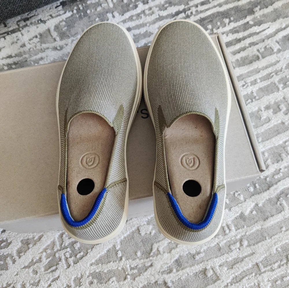 Rothy's City Slip On Sneaker - Olive - Picture 5 of 6